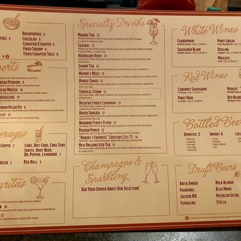 Mambo’s - Drink menu - Cajun/Creole Near Me - New Orleans, Louisiana Mambo’s - Drink menu - Cajun/Creole Near Me - New Orleans, Louisiana