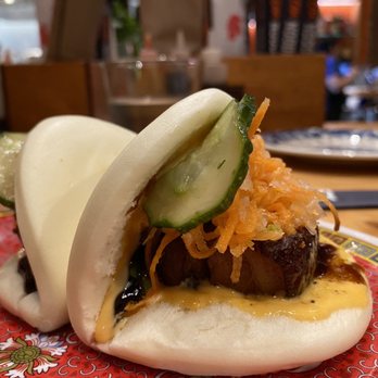 Mecha Noodle Bar - Pork belly bao - Noodles Near Me - Boston, Massachusetts Mecha Noodle Bar - Pork belly bao - Noodles Near Me - Boston, Massachusetts