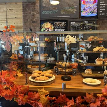 Flying Star Café - Halloween decorations in the pastry section - Bakeries Near Me - Albuquerque, New Mexico Flying Star Café - Halloween decorations in the pastry section - Bakeries Near Me - Albuquerque, New Mexico