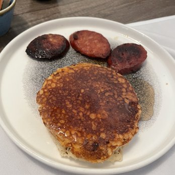 Forc - Keiki pancakes $11 (not shown scrambled eggs) - Cocktail Bars Near Me - Kamuela, Hawaii