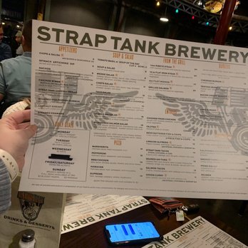 Strap Tank Brewery - Menu - New American Near Me - Lehi, Utah Strap Tank Brewery - Menu - New American Near Me - Lehi, Utah