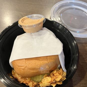Chick-N-Out - Chicken Sandwich with less coleslaw and more pickles. Still the best chicken sandwich anywhere - Chicken Shop Near Me - Anaheim, California