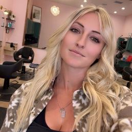 First natural root touch up after deciding to go more natural rather than a full bleach touch up.