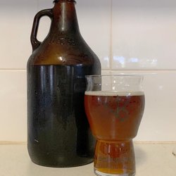 Kalihi Beer - Ginger irish red in their regular glass