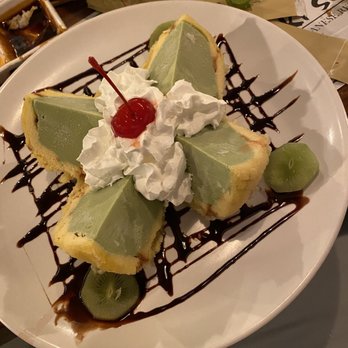 Shiki Sushi - Green tea Tempura Ice Cream - Sushi Bars Near Me - Studio City, California