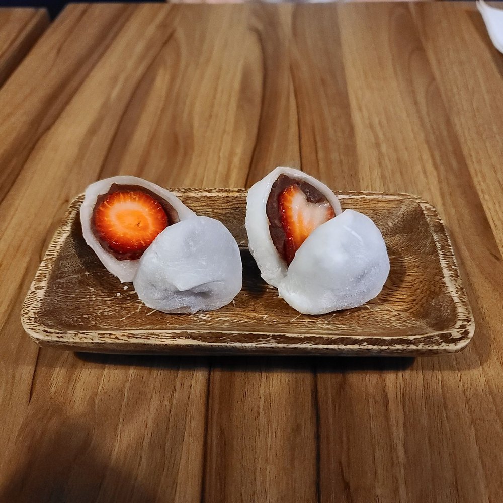Lait Night - Ichigo Daifuku and tea combination was amazing! First time trying a Japanese desert and I loved it. - Desserts Near Me - Toronto, Ontario