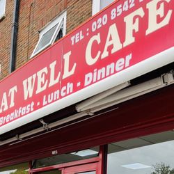 Eatwell Cafe - You won't miss the sign from outside.