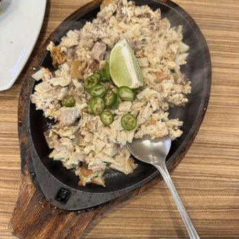 Max's Restaurant - Chicken Sisig (crispy chicken with aromatics) - Filipino Near Me - Houston, Texas