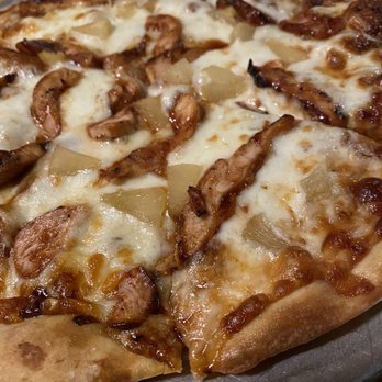 Sanctuary - Pineapple chicken pizza ( BBQ sauce) - Pizza Near Me - Iowa City, Iowa Sanctuary - Pineapple chicken pizza ( BBQ sauce) - Pizza Near Me - Iowa City, Iowa