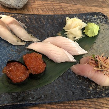 Kibo Sushi - Saba (5 stars), Ikura (4 stars), Hamachi (5 stars), Shiro Maguro (5 stars) - Sushi Bars Near Me - Danville, California Kibo Sushi - Saba (5 stars), Ikura (4 stars), Hamachi (5 stars), Shiro Maguro (5 stars) - Sushi Bars Near Me - Danville, California
