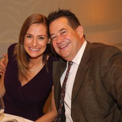 Greg Ginsburg,MD FACS - Dr. Ginsburg and his wife at a hospital event after receiving an award for his contributions and leadership as the Chief of Staff.