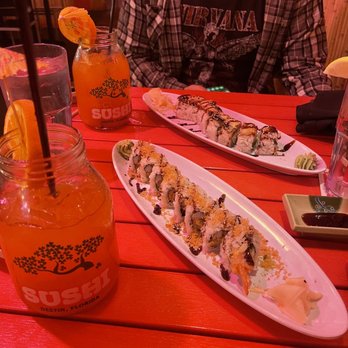 McGuire's Sushi - Dragon Skin Roll Dragon Punch Crunchy Shrimp Roll - Sushi Bars Near Me - Destin, Florida McGuire's Sushi - Dragon Skin Roll Dragon Punch Crunchy Shrimp Roll - Sushi Bars Near Me - Destin, Florida