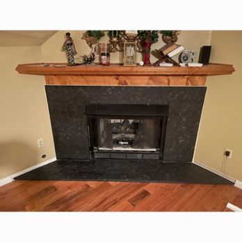 Patriot Renovations - Granite fireplace surround - Countertop Installation Near Me Patriot Renovations - Granite fireplace surround - Countertop Installation Near Me
