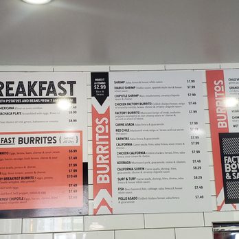 Burrito Factory - Menu - Mexican Near Me - El Centro, California