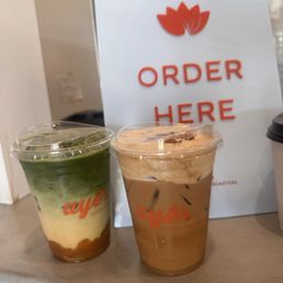 Pumpkin pie matcha and salted Saigon