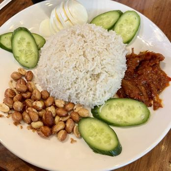 Ipoh Kopitiam - Nasi Lemak Kosong (breakfast) - Malaysian Near Me - Alhambra, California