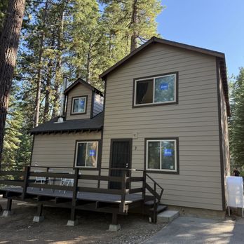 All Exterior Construction - The front - Khaki Hardie Board siding with Sandstone Anlin tempered windows. Dark brown trim. - Siding Near Me - Citrus Heights, California