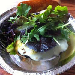 The Orange Truck - Portobello mushroom sandwich... Very tasty!!