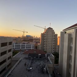 Memorial Hermann-Texas Medical Center - View from the 8th floor at sunset.