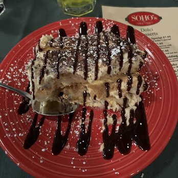 Soho's - Tiramisu - Italian Near Me - Charleston, West Virginia Soho's - Tiramisu - Italian Near Me - Charleston, West Virginia