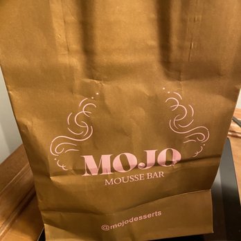 Mojo Desserts - Packaging for to go: it looks better when first presented and not being transported via subway - Desserts Near Me - New York, New York