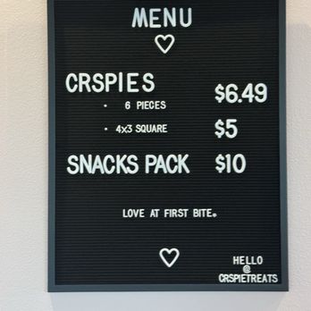 Crspie Treats - Menu 5.12.26 - Desserts Near Me - Anaheim, California Crspie Treats - Menu 5.12.26 - Desserts Near Me - Anaheim, California