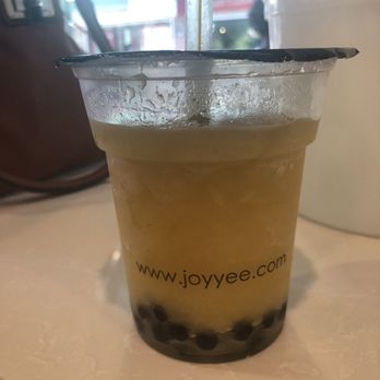 Joy Yee Noodle - 25 oz. Peach Lychee Fresh Fruit Freeze - Chinese Near Me - Chicago, Illinois