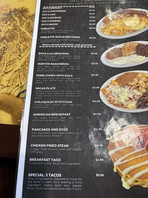 Menu photo 1 Valles Mexican Restaurant and Bar Waco, TX Menu photo 1 Valles Mexican Restaurant and Bar Waco, TX