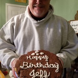Sweet Thangs Desserts and More - Birthday boy is happy.