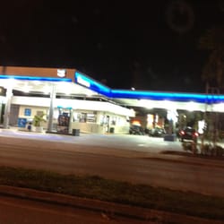 Chevron - Nighttime view of this Chevron
