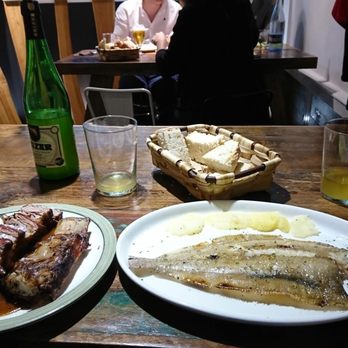 Beharri - Menu del dia include a starter, main course, dessert and drink! - Cideries Near Me - Donostia, SS