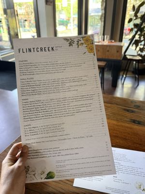 Menu photo 1 FlintCreek Cattle Seattle, WA