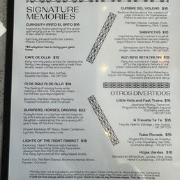 March 2026 menu
