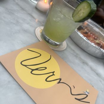 Vern's - Cucumber lemon cocktail - New American Near Me - Rochester, New York