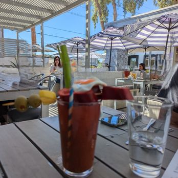 Eggstasy - Bloody Mary had fun toppings like a gummy egg and chocolate covered bacon - Breakfast & Brunch Near Me - Scottsdale, Arizona Eggstasy - Bloody Mary had fun toppings like a gummy egg and chocolate covered bacon - Breakfast & Brunch Near Me - Scottsdale, Arizona