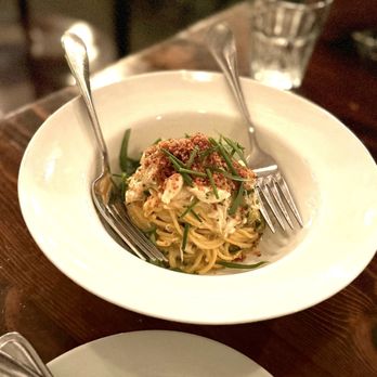 Baran's 2239 - Blue crab spaghetti - New American Near Me - Hermosa Beach, California