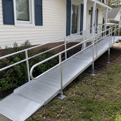 Mobility Equipment Lexington - Modular Wheelchair Ramp installed at customers property