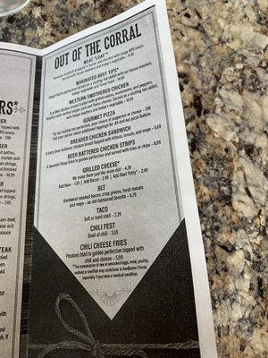 Menu photo 1 Grazers Restaurant Newcastle, WY Menu photo 1 Grazers Restaurant Newcastle, WY