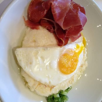 Kafe Leopold - Truffle grits with Serrano ham - Austrian Near Me - Washington, DC, District of Columbia