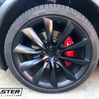 Master Auto Craft - Tesla. Custom wheel powder coating (satin black). Custom caliper painting (Ferrari Rossi red). Package pricing available. - Body Shops Near Me - Burlingame, California Master Auto Craft - Tesla. Custom wheel powder coating (satin black). Custom caliper painting (Ferrari Rossi red). Package pricing available. - Body Shops Near Me - Burlingame, California