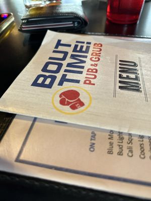 Menu photo 1 Bout Time Pub & Grub Sandy, UT