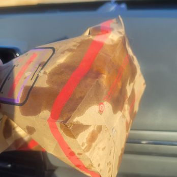 Jack in the Box - This is how greasy the hashbrown was. Shake it off, dude. Alao make sure i ordered the hashbrown. - Fast Food Near Me - Manteca, California