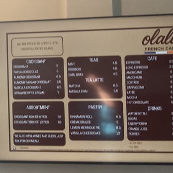Olala Cafe - Menu - Coffee & Tea Near Me - Nashville, Tennessee