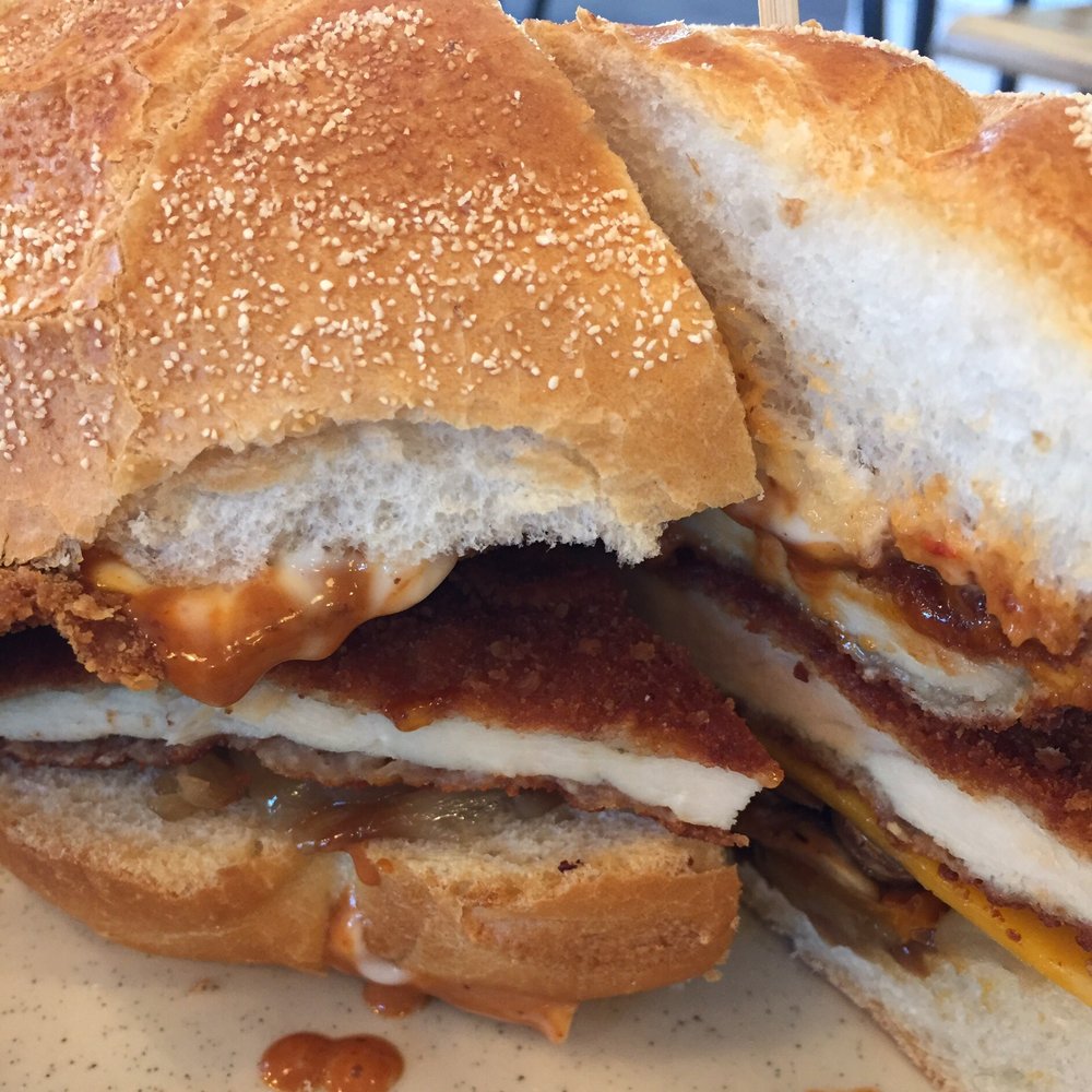Mom's Bistro - Ultimate schnitzel sandwich - Chicken - Hungarian Near Me - Vaughan, Ontario Mom's Bistro - Ultimate schnitzel sandwich - Chicken - Hungarian Near Me - Vaughan, Ontario