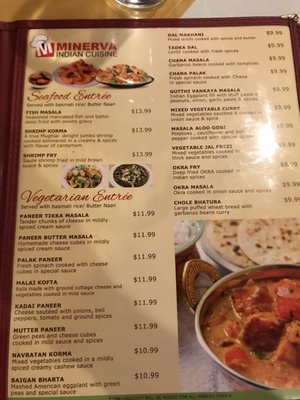Menu photo 7 Minerva Indian Cuisine Southlake, TX