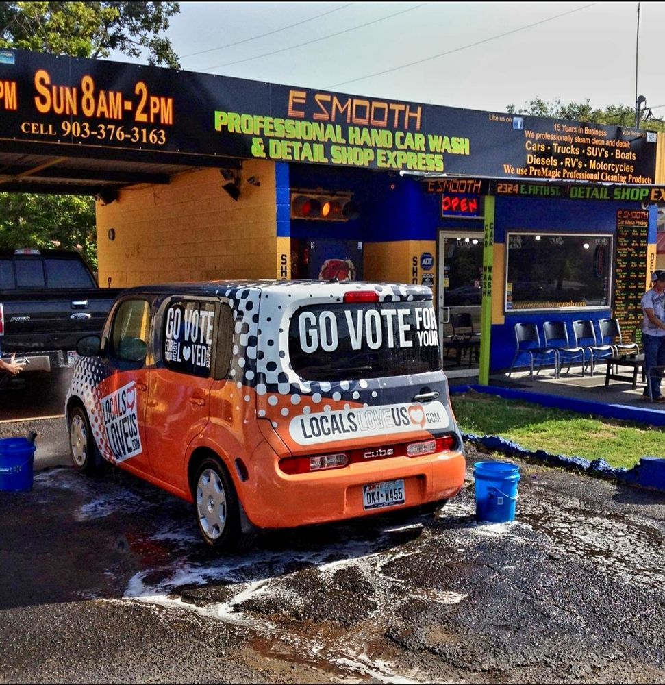 E Smooth Professional Hand Car Wash and detailing Shop Express, Tyler
