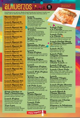 Menu photo 2 Fiesta Mexicana North Raleigh Raleigh, NC Menu photo 2 Fiesta Mexicana North Raleigh Raleigh, NC