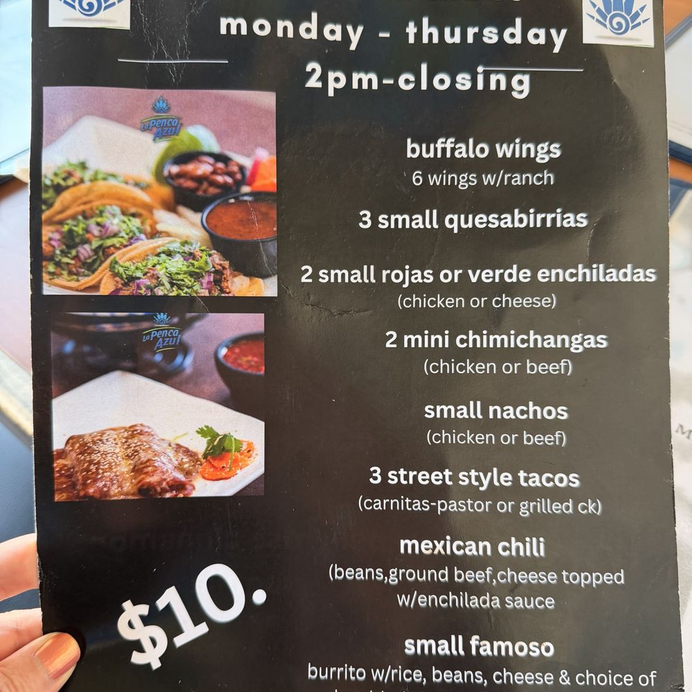 La Penca Azul - Happy hour menu - Mexican Near Me - Alameda, California La Penca Azul - Happy hour menu - Mexican Near Me - Alameda, California