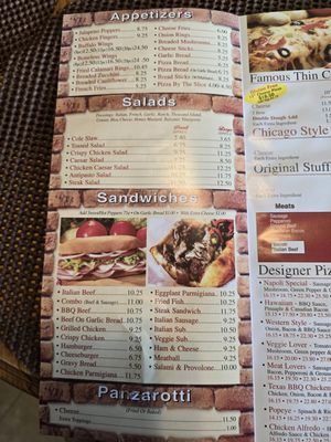 Menu photo 2 Napoli Pizza Palatine, IL Menu photo 2 Napoli Pizza Palatine, IL