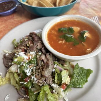 Aldaco's Mexican Cuisine - Ensalada Tres Marias - Regular Chicken Tortilla Soup - Mexican Near Me - San Antonio, Texas Aldaco's Mexican Cuisine - Ensalada Tres Marias - Regular Chicken Tortilla Soup - Mexican Near Me - San Antonio, Texas